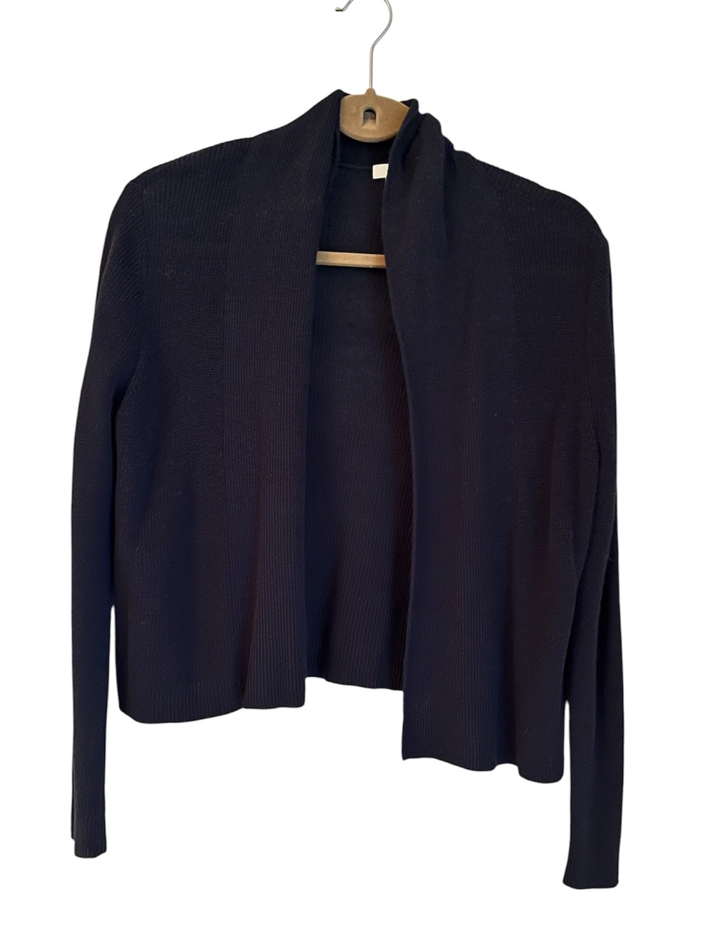 J. Jill Linen Blend Open Cropped Cardigan size Petite S